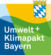 Logo Umwelt + Klimapackt Bayern